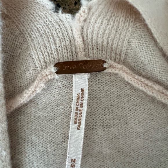 Free People Cream and Purple Cardigan Sweater - Picture 6 of 9